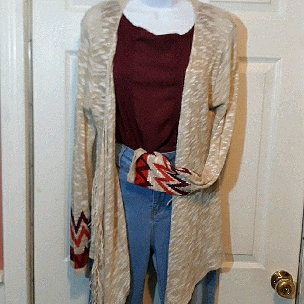 Derek Heart Aztec sweater
